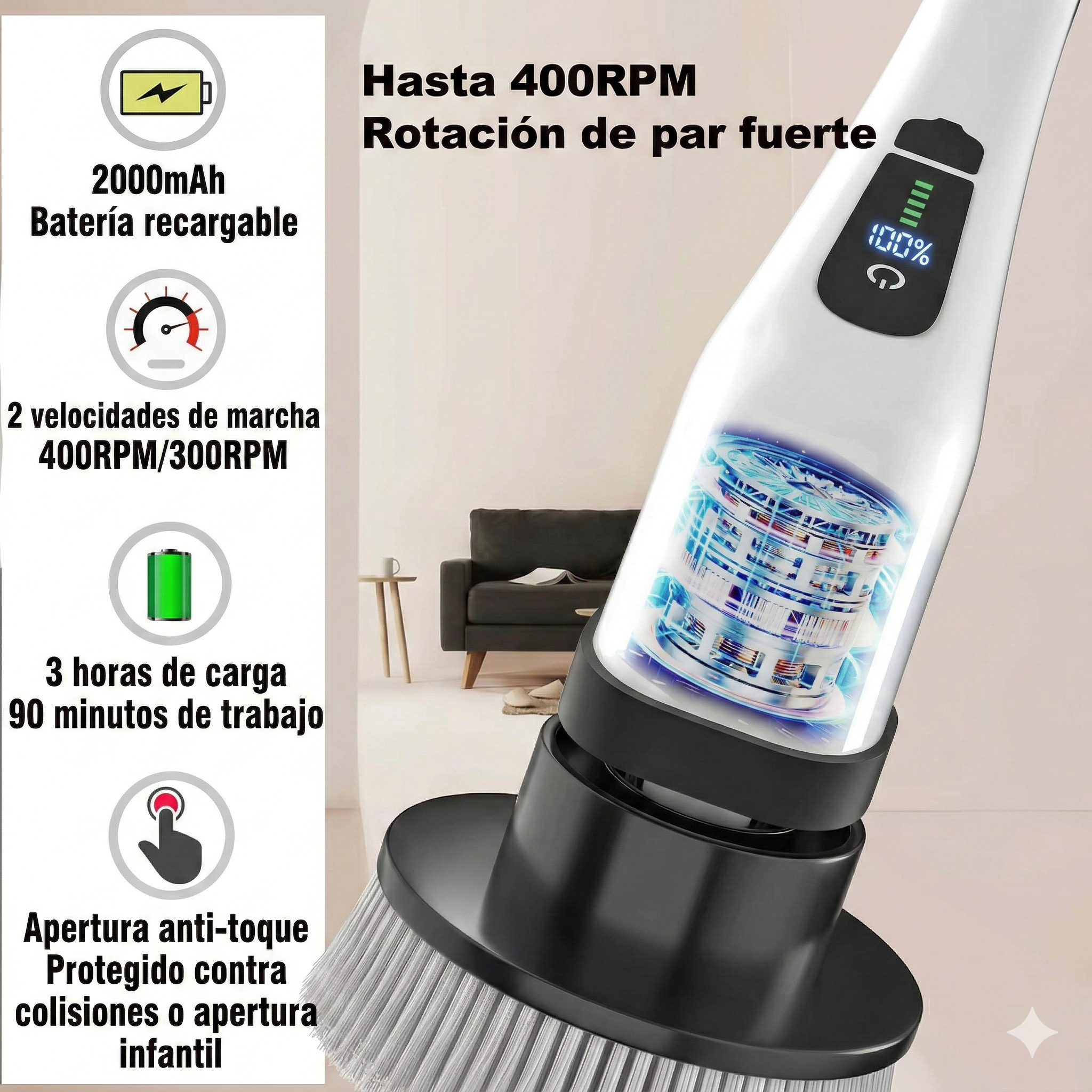 Cepillo limpiador 9 en 1