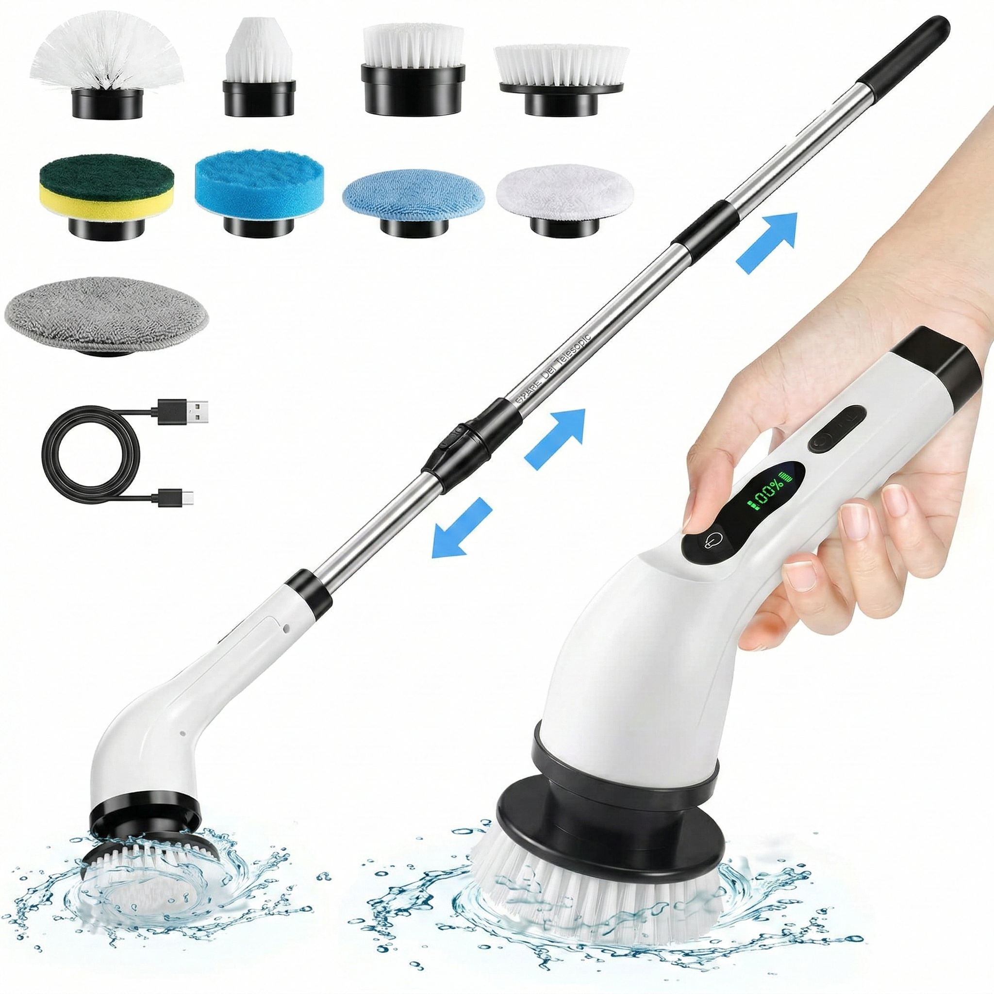 Cepillo limpiador 9 en 1